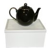 Christiana Lady Sienna Black Teapot