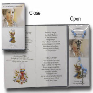First Holy Communion Boys Rosary and Prayer Booklet