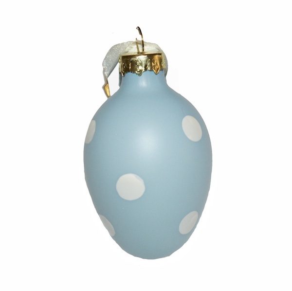 Hanging Glass Easter Egg Ornaments 6cm