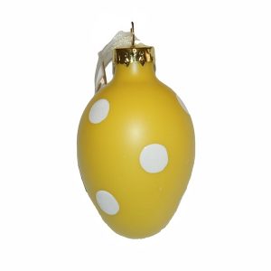 Hanging Glass Easter Egg Ornaments 7cm