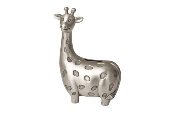 Pewter Giraffe Money Box