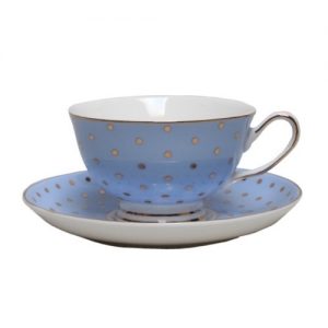 Christiana Miss Alice Cup And Saucer Blue