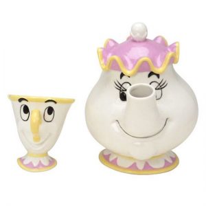 BEAUTY AND THE BEAST MRS POTTS AND CHIP TEA CUP SET