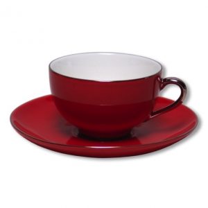 Christiana Lady Sienna Red Tea Cups