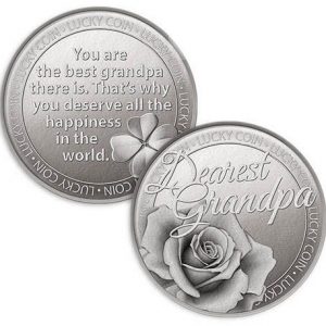 Lucky Coin Dearest Grandpa