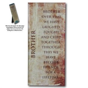 Message Mirror Plaque Brother