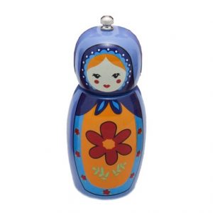 Russian Doll Pepper Mill Blue 16cm