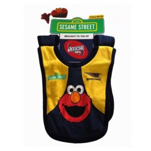 West Coast Eagles Sesame Street Baby 2 Piece Bib Set