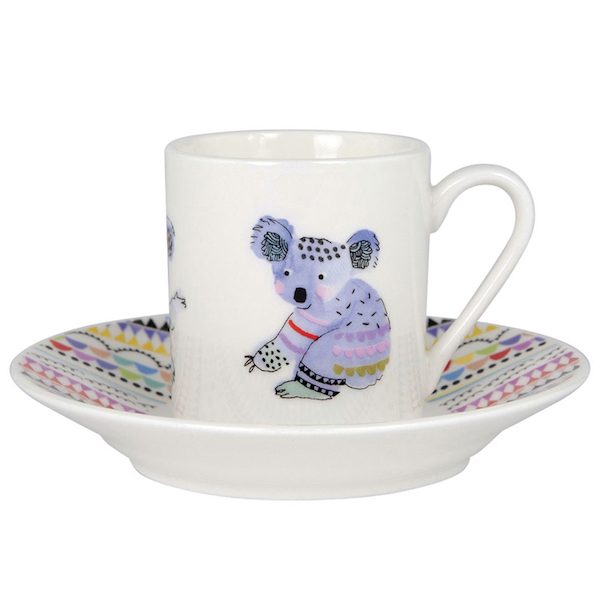 Cooee Koala Espresso Cup And Saucer