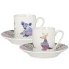 Cooee Kangaroo Espresso Cup And Saucer