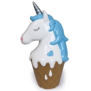 Unicorn Cone Blue Money Box