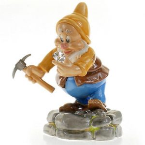 English Ladies Diamond Mine Happy Figurine