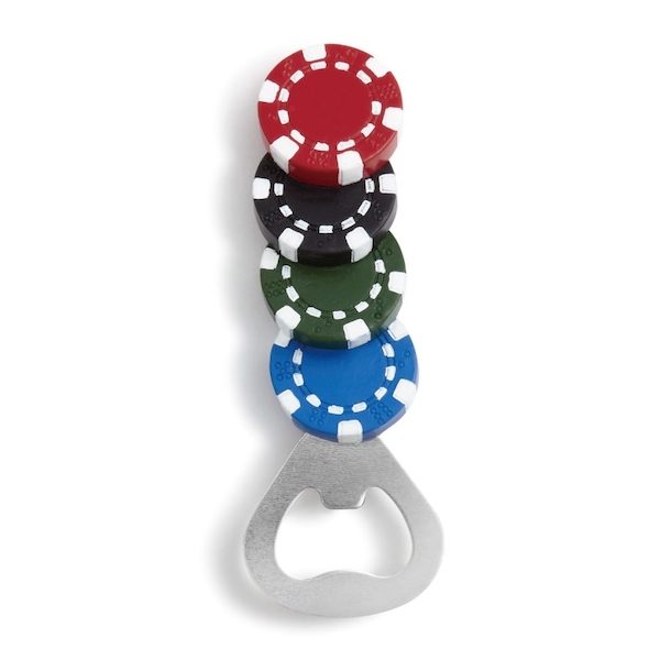 MG Poker Chips Novelty Bottle Opener