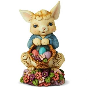 Jim Shore Pint Size Bunny with Basket