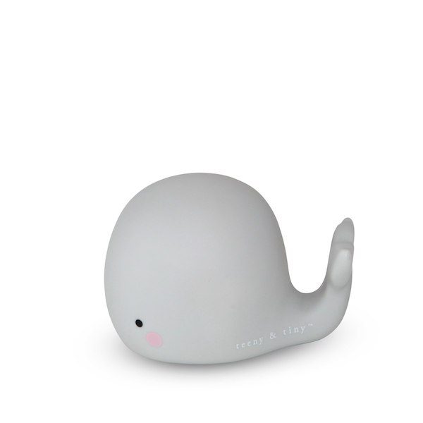 Whale Little Grey LED Night Light