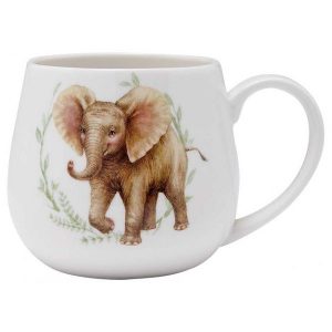 Wild Baby Animals Elephant Snuggle Mug