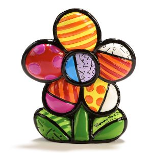 Romero Britto Mini Flower Figurine