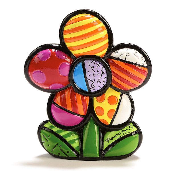 Romero Britto Mini Flower Figurine