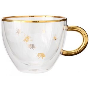 Ashdene Honey Bee Glass Cup