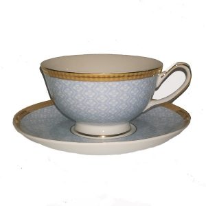 Christiana Miss Juliet Blue Cup And Saucer 