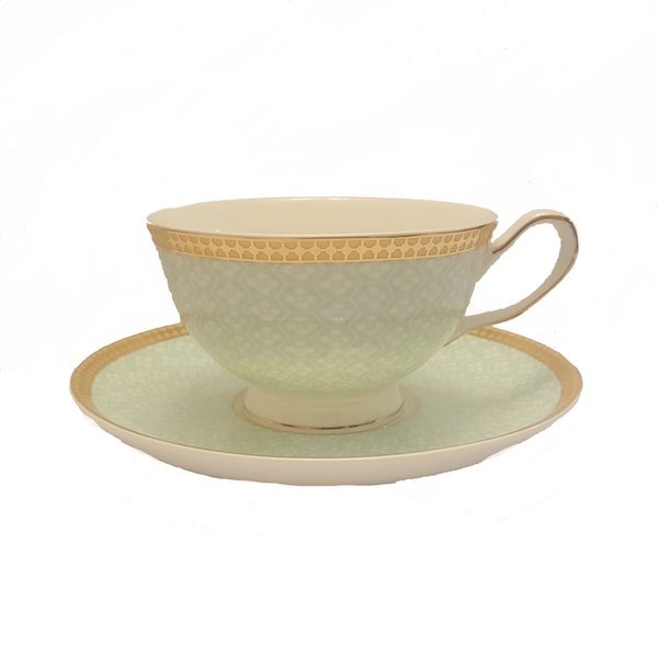 Christiana Miss Juliet Green Cup And Saucer 