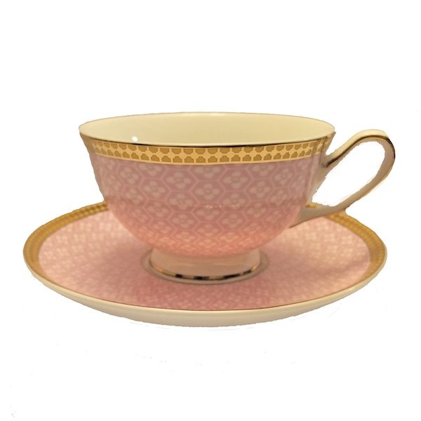 Christiana Miss Juliet Pink Cup And Saucer 