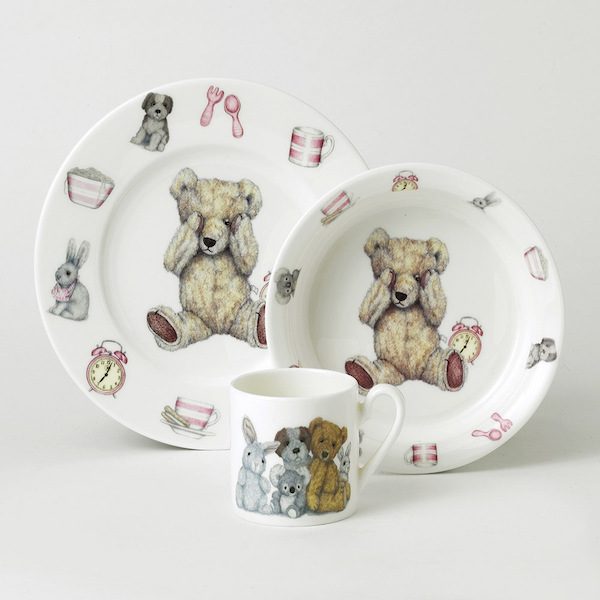 Roy Kirkham Teddy Time Gift Set Pink