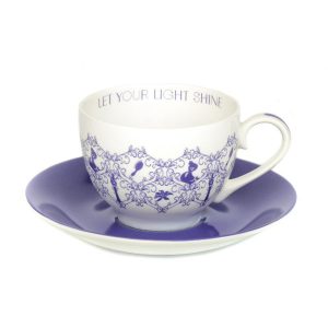 English Ladies Rapunzel Story Cup And Saucer