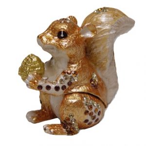 Squirrel Trinket Box 