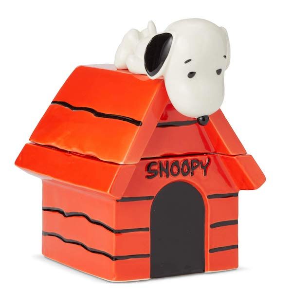 Enesco Peanuts Snoopy House Cookie Jar