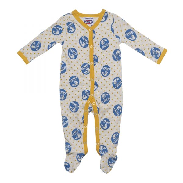 West Coast Eagles AFL Baby Romper