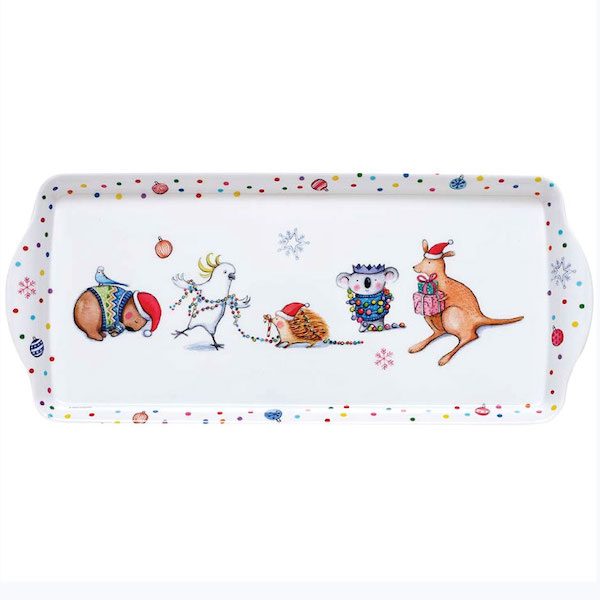 Barney Christmas Sandwich Tray