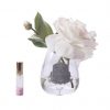 Côte Noire Tea Rose Pink Blush Clear Glass