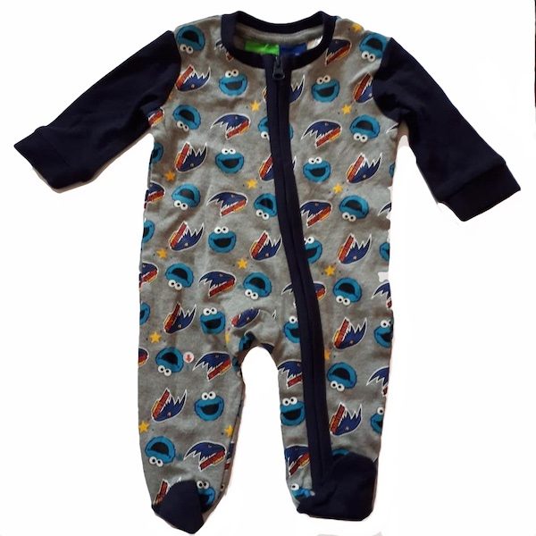 Adelaide Crows AFL Sesame St Baby Romper