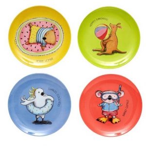 Summer With Barney Assorted Plate Set