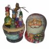 Santa Korobnik With Decorations 16cm