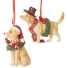 Dog Ornament Top Hat