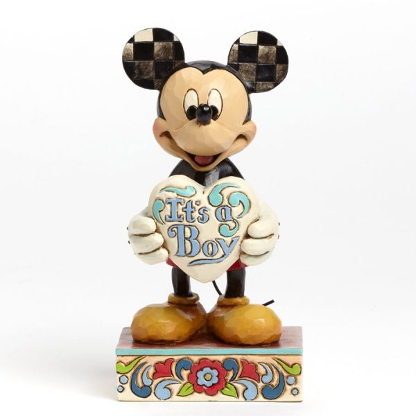 Jim Shore Mickey Its A Boy Figurine