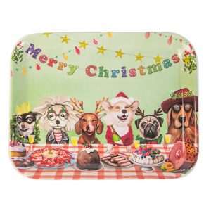 Canine Christmas Tray