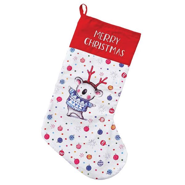 Koala Santa Stocking Barney Gumnut