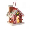 Lighted Gingerbread House Led Ornament