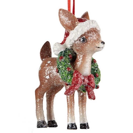 Vintage Deer Hanging Ornament Standing - Tilly's Timeless Treasures