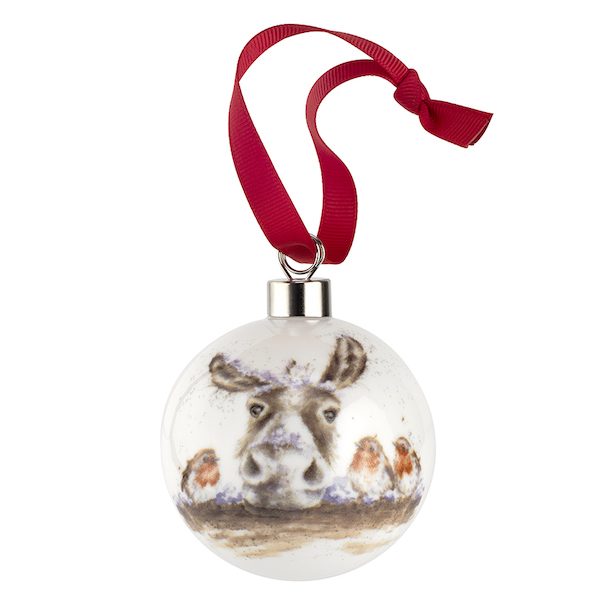 Wrendale Designs The Christmas Donkey Bauble