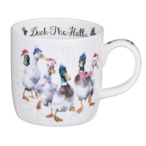 Wrendale Duck The Halls Mug