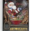 Art Hearts Believe Santa