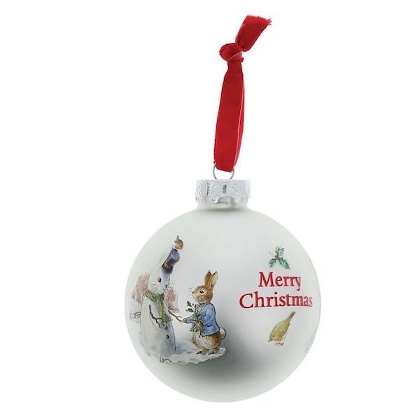 Peter Rabbit And Snow Rabbit Bauble