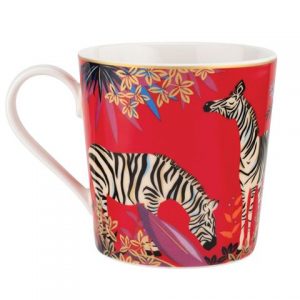 Sara Miller Tahiti Mug Zebra