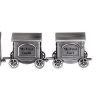 First Tooth And Curl Pewter Train Gift Set