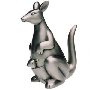 Pewter Kangaroo Money Box