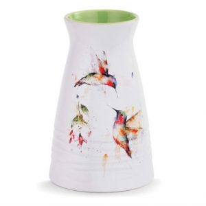 Dean Crouser Hummingbirds Vase